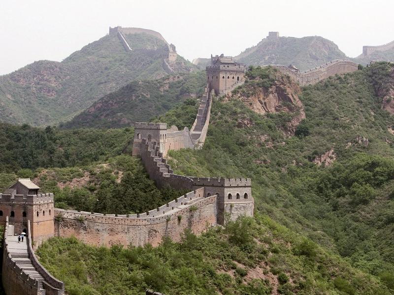 Seidenstrasse Westende Der Chinesischen Mauer