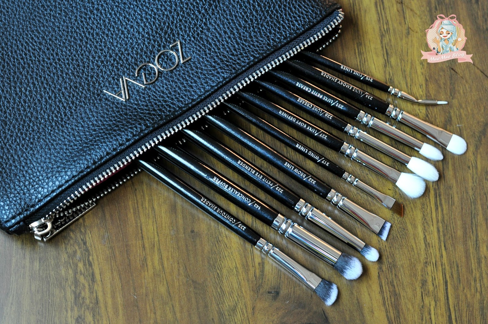 ريفيو فرش زويفا \ Zoeva brushes review Mur Mur Blog