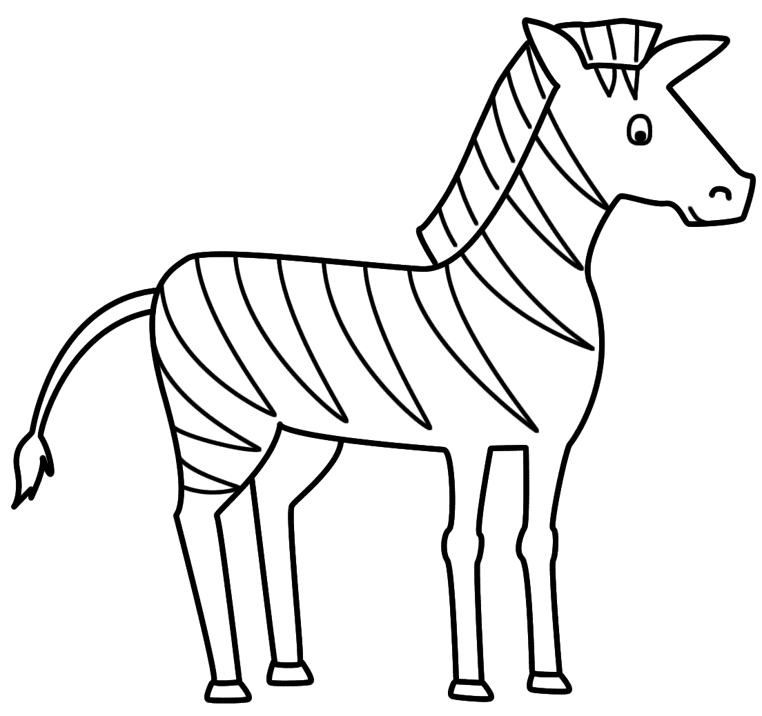 Desenhos Zebra Para Colorir Desenhos para colorir