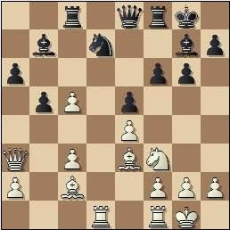 Partida de ajedrez Pérez - Prins, posición después de 18.Ae3