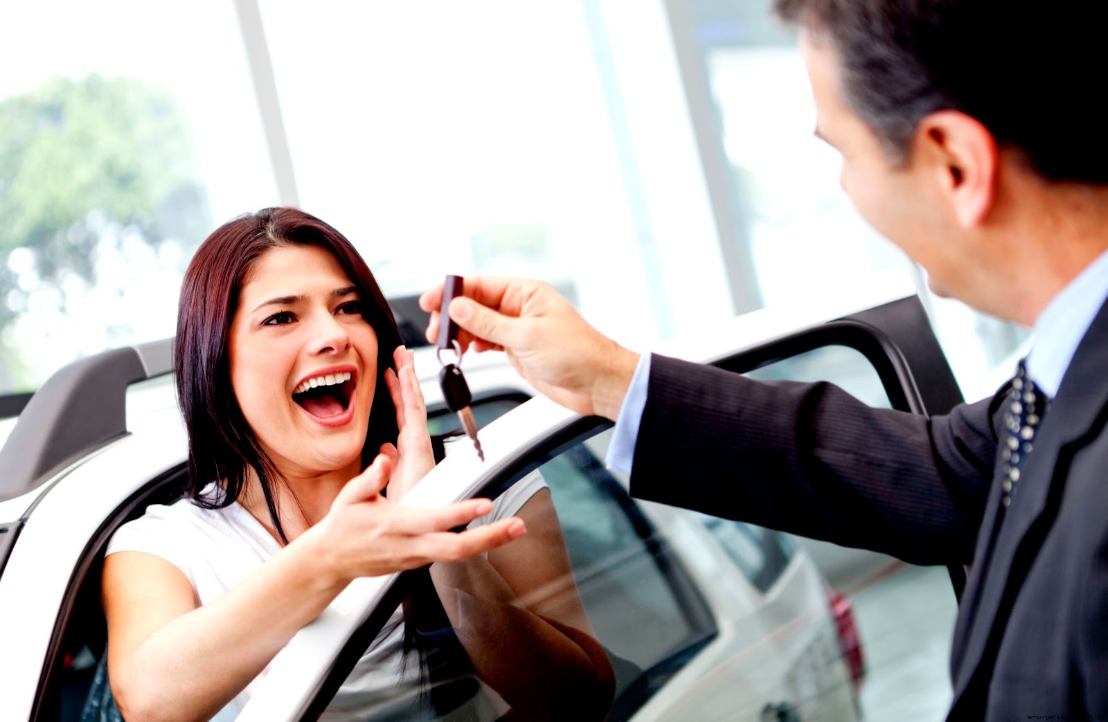 Person Buying New Car Person Buying New Car