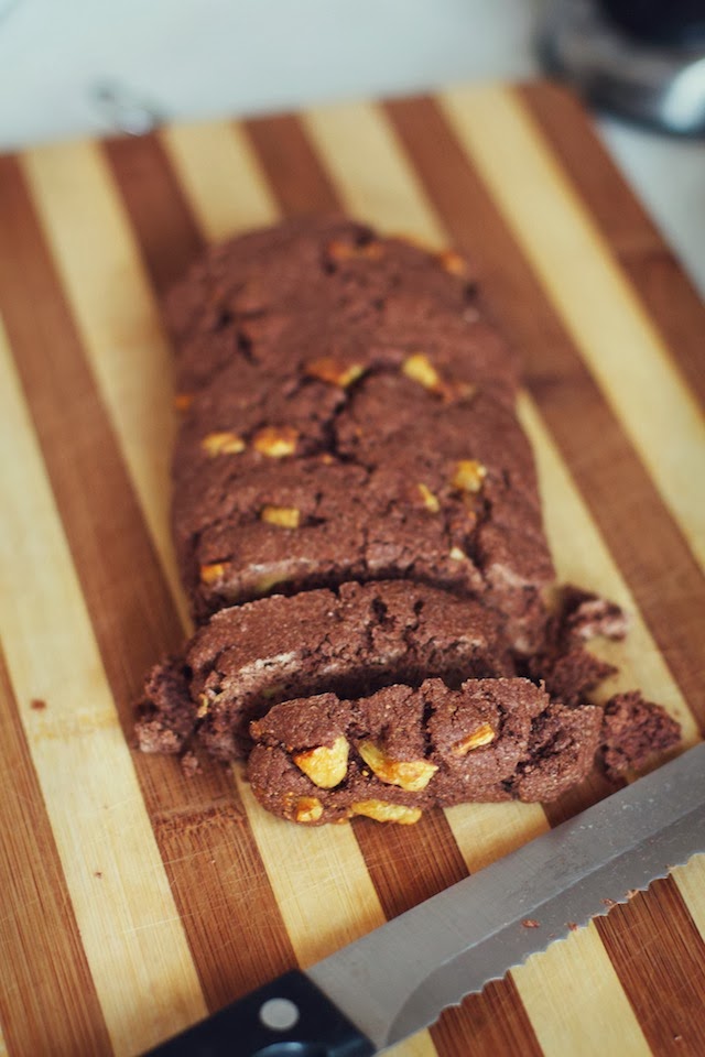 Half Full Chocolate & Fig Biscotti