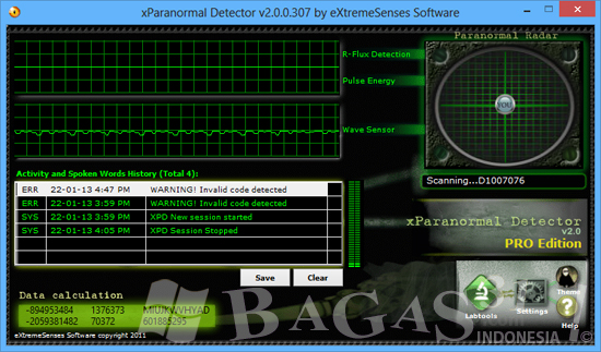 xParanormal Detector Pro 2.0 Full Serial