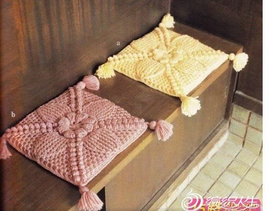 Patrones de cobertores de sillas tejidos al crochet | Crochet y Dos