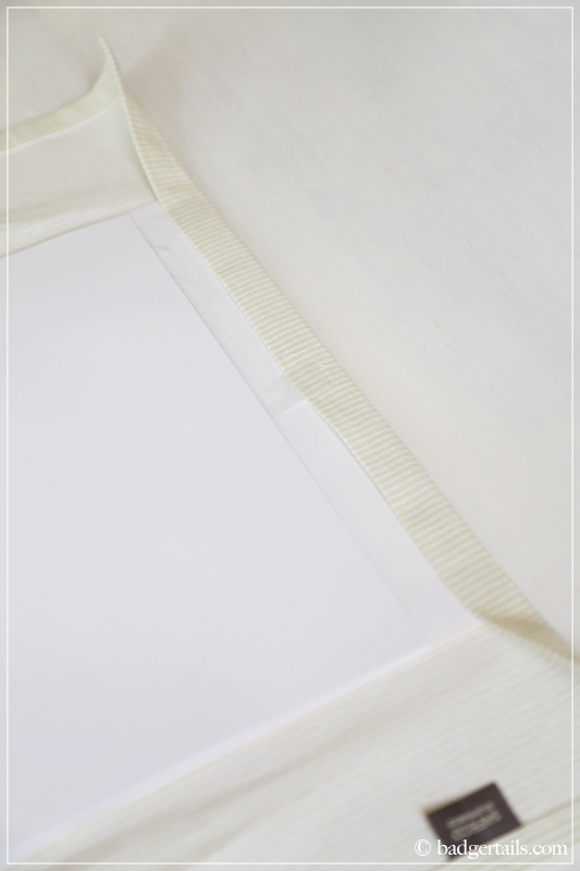 How To Frame a Tea Towel Badgertails Blog