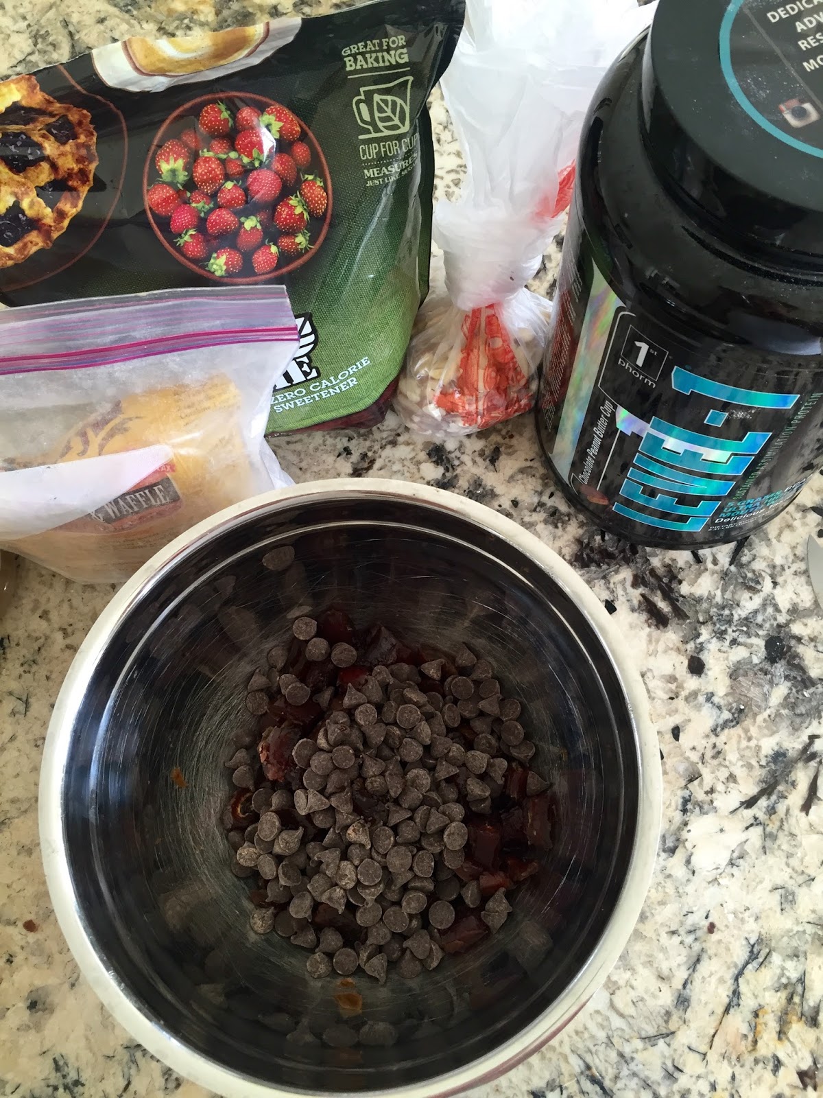 FitBakes Double Chocolate Chip Date Cookies