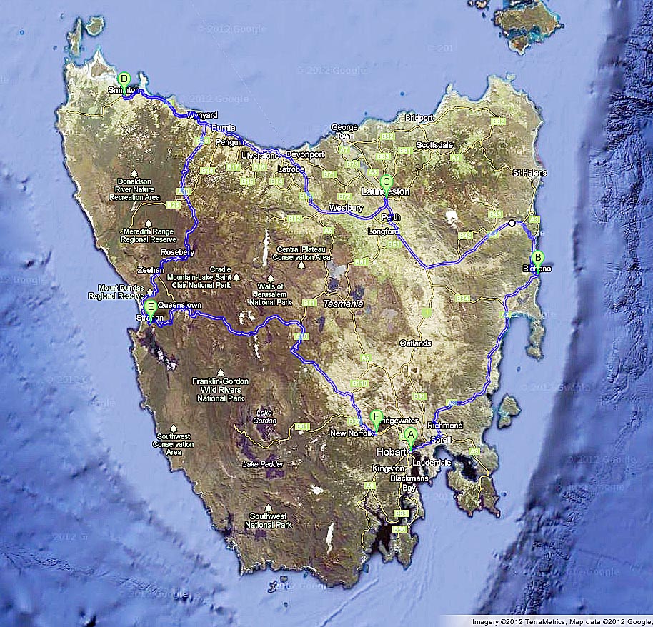 Dennis Argall Colours of Tasmania