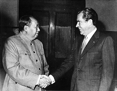 Nixon and Mao Tse-Tung