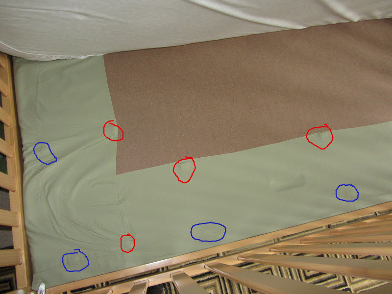 CONTROLLING Craziness No Sew Adjustable Crib Skirt