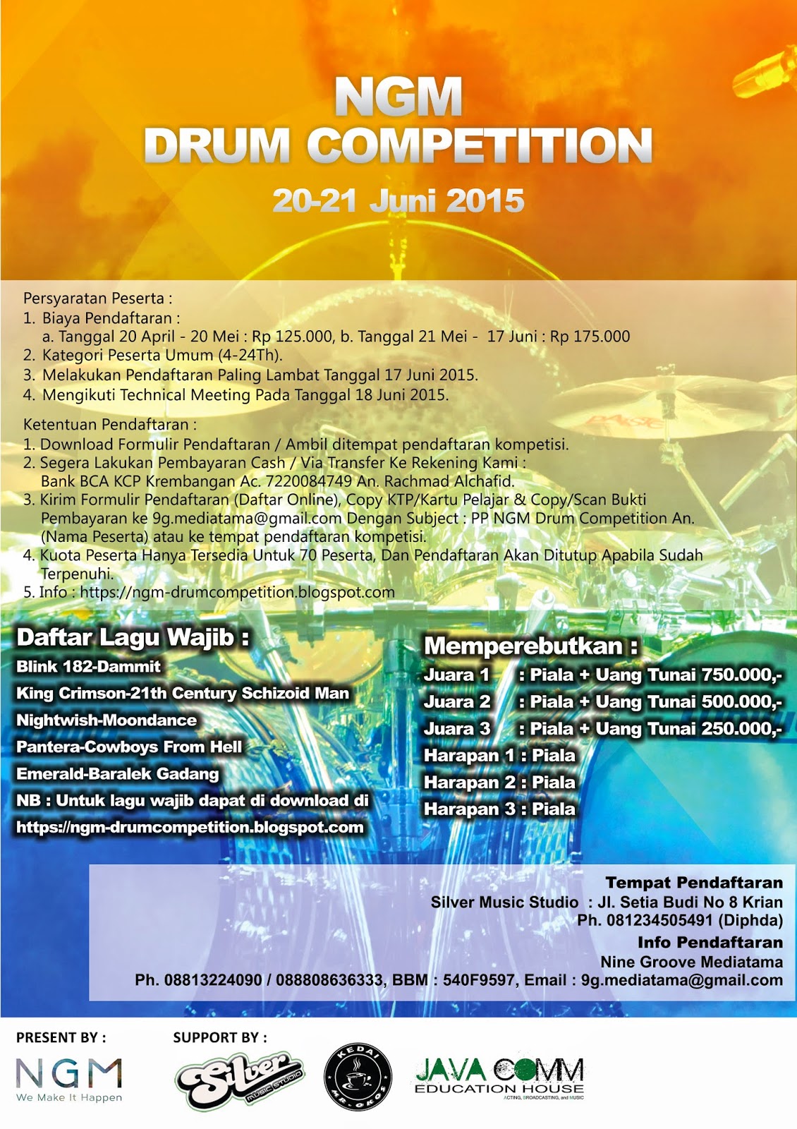 NGM DRUM COMPETITION NGM Drum Competition