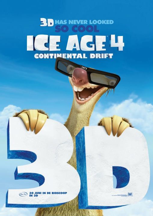 ice age in 3d poster