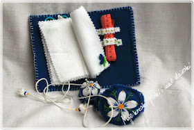 pincushion, felt craft, prace z filcu, biżuteria z filcu, sewing accesories, needle book