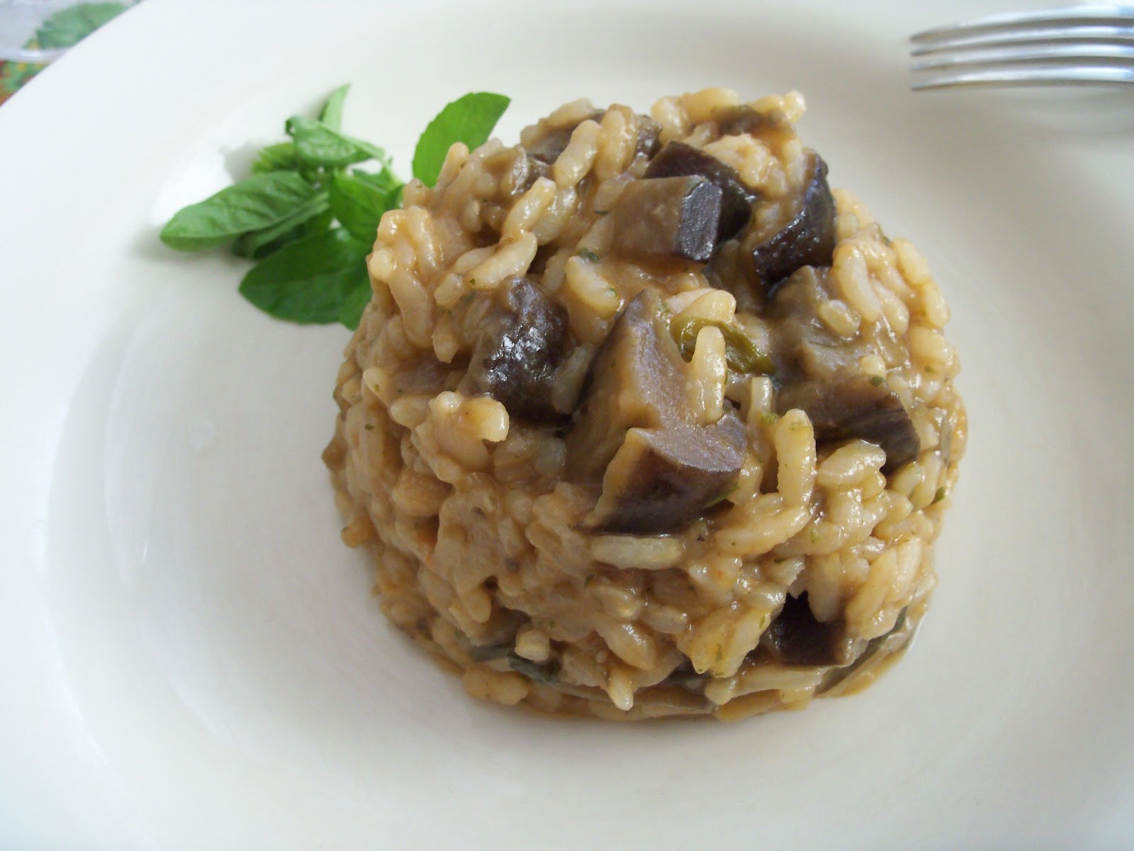 Aromi e Sapori Italiani Risotto con melanzane