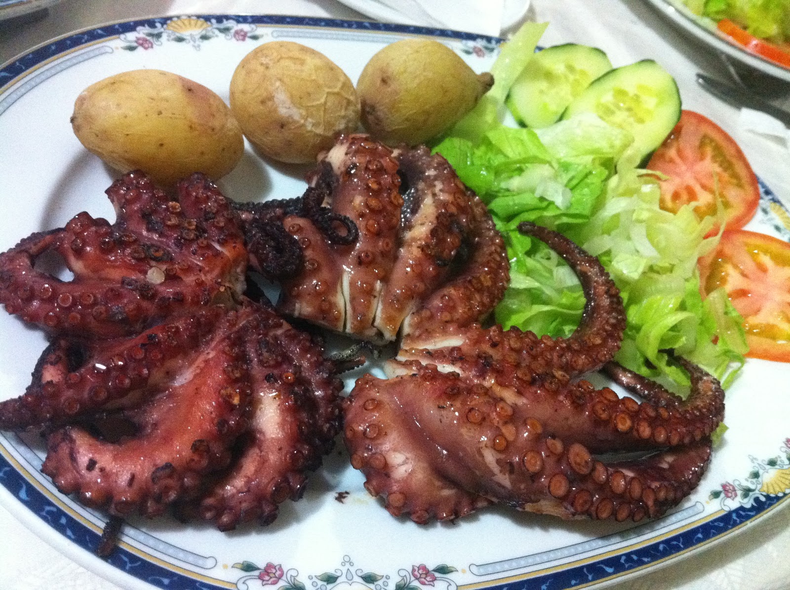 a gastronomican in Madrid Now This is Grilled Octopus!