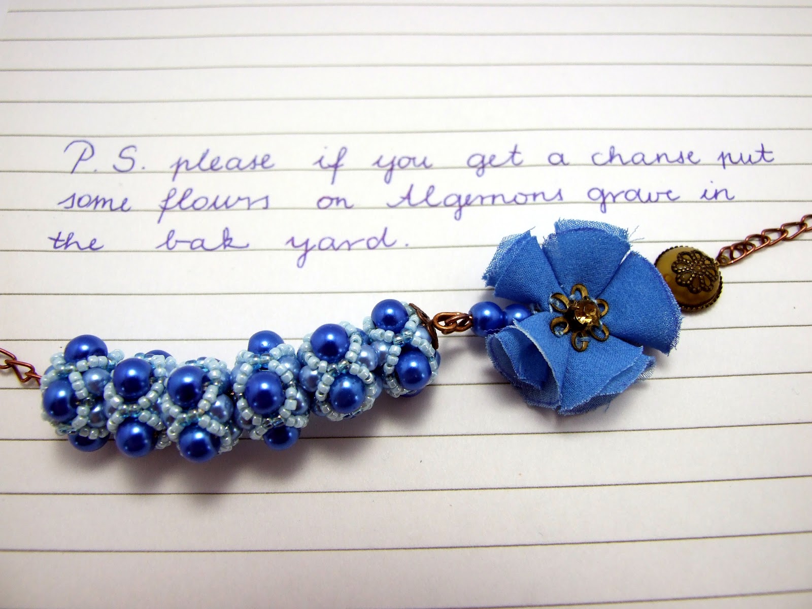 Amariah Bead My flower for Algernon