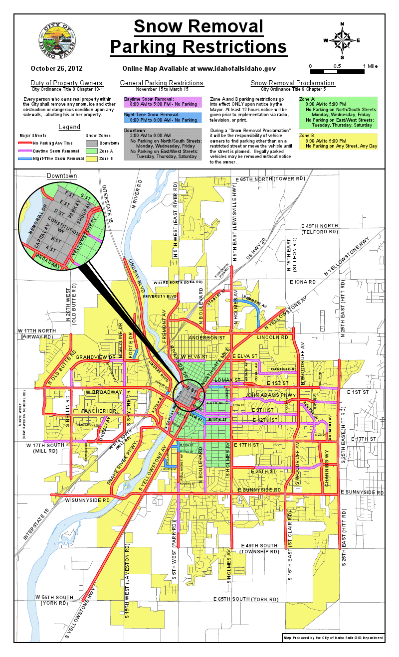 BizMojo Idaho Idaho Falls declares snow alert; parking restrictions enacted