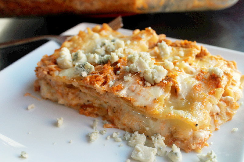 Creole Contessa Hot Wing Chicken Lasagna