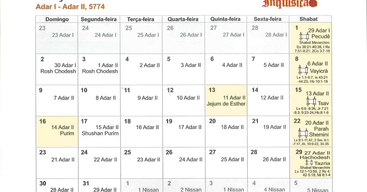 kadosh lecha CALENDÁRIO JUDAICO