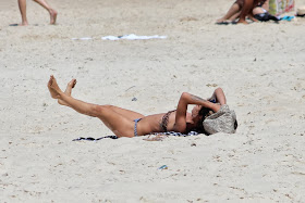 Alice Dellal on The Beach in Rio De Janeiro Alice Dellal on The Beach in Rio De Janeiro