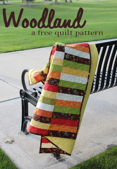 Woodland: a free quilt pattern from A Bright Corner