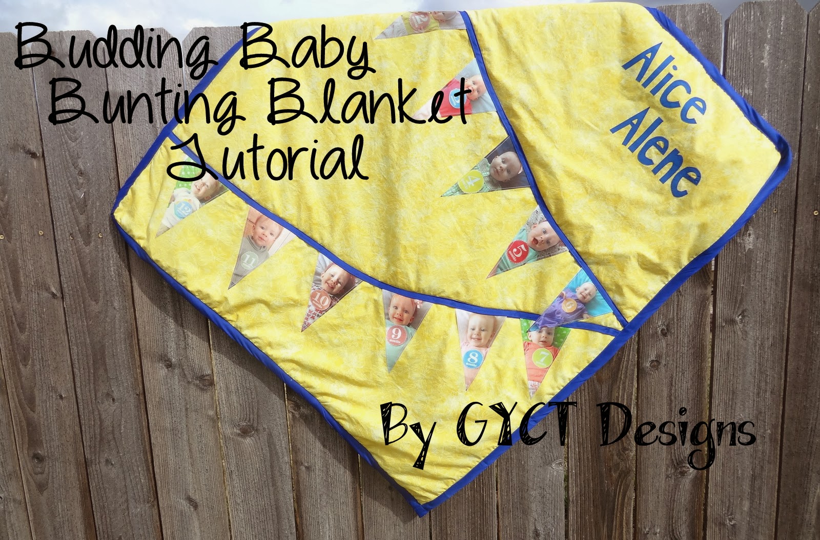 Someday Crafts Crafting for Baby Baby Bunting Blanket from GYCT Designs
