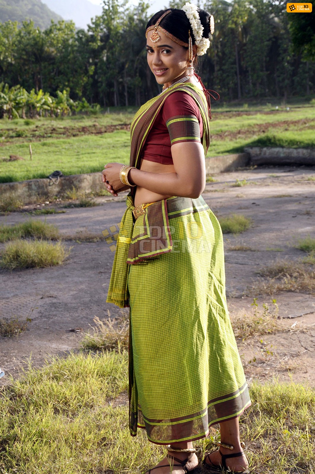 Sameera reddy traditionl saree side view - (2) -  Sameera Reddy's Traditional saree hot pics
