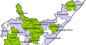 Srikakulam District Mandals Map Siva Prasad: Srikakulam Map