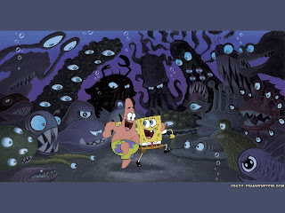 picture spongebob squarepants and patrick stars wallpaper very happy best friends artwork