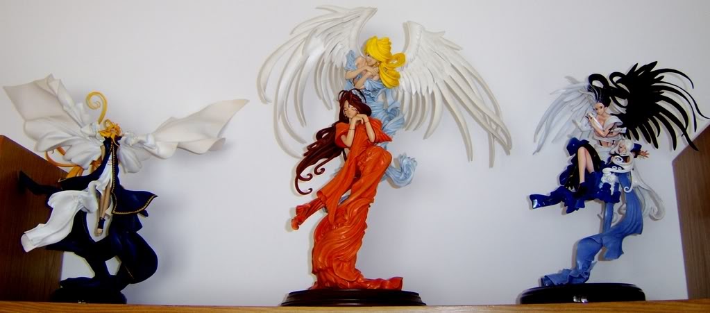 Figuras de resina pintadas con aerografo. | Quiero más diseño