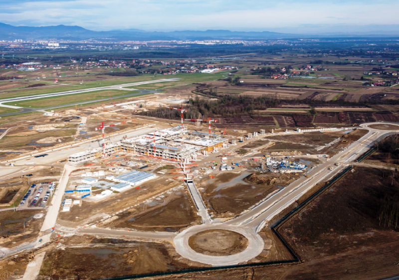 Zagreb Airport’s new terminal takes shape