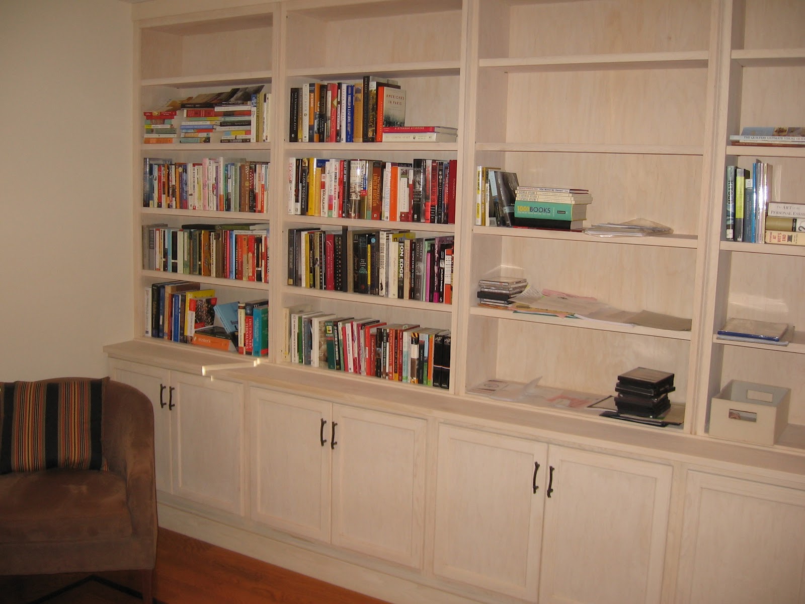 Black Sheep Woodworking Custom Builtin Bookcase