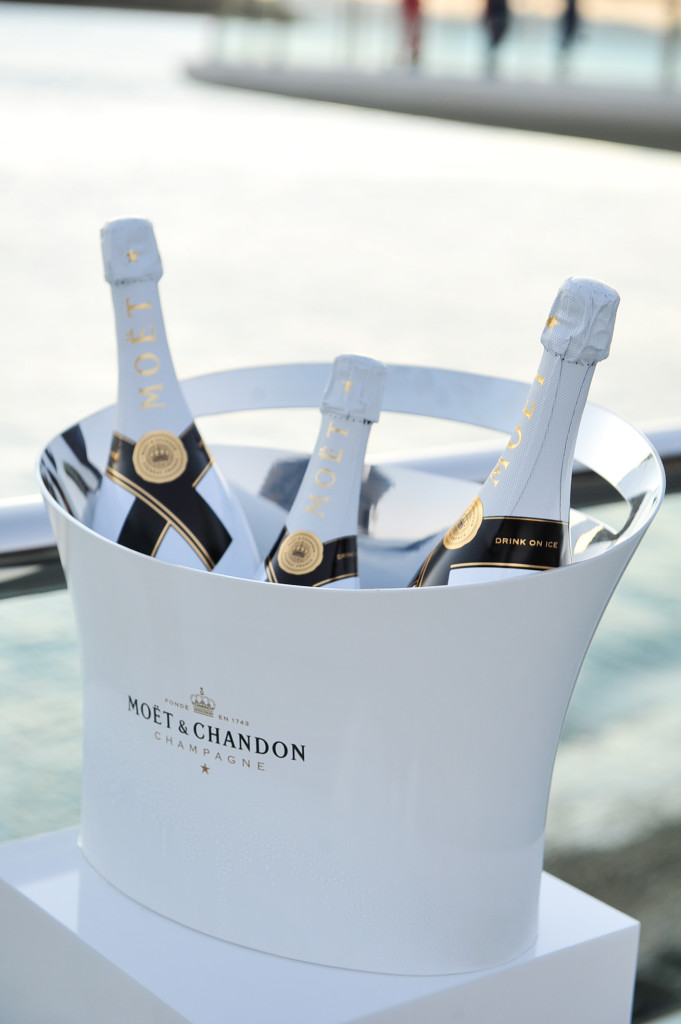 Moët Ice Impérial in the Summer Escape Trunk Glamorous Luxury Passion