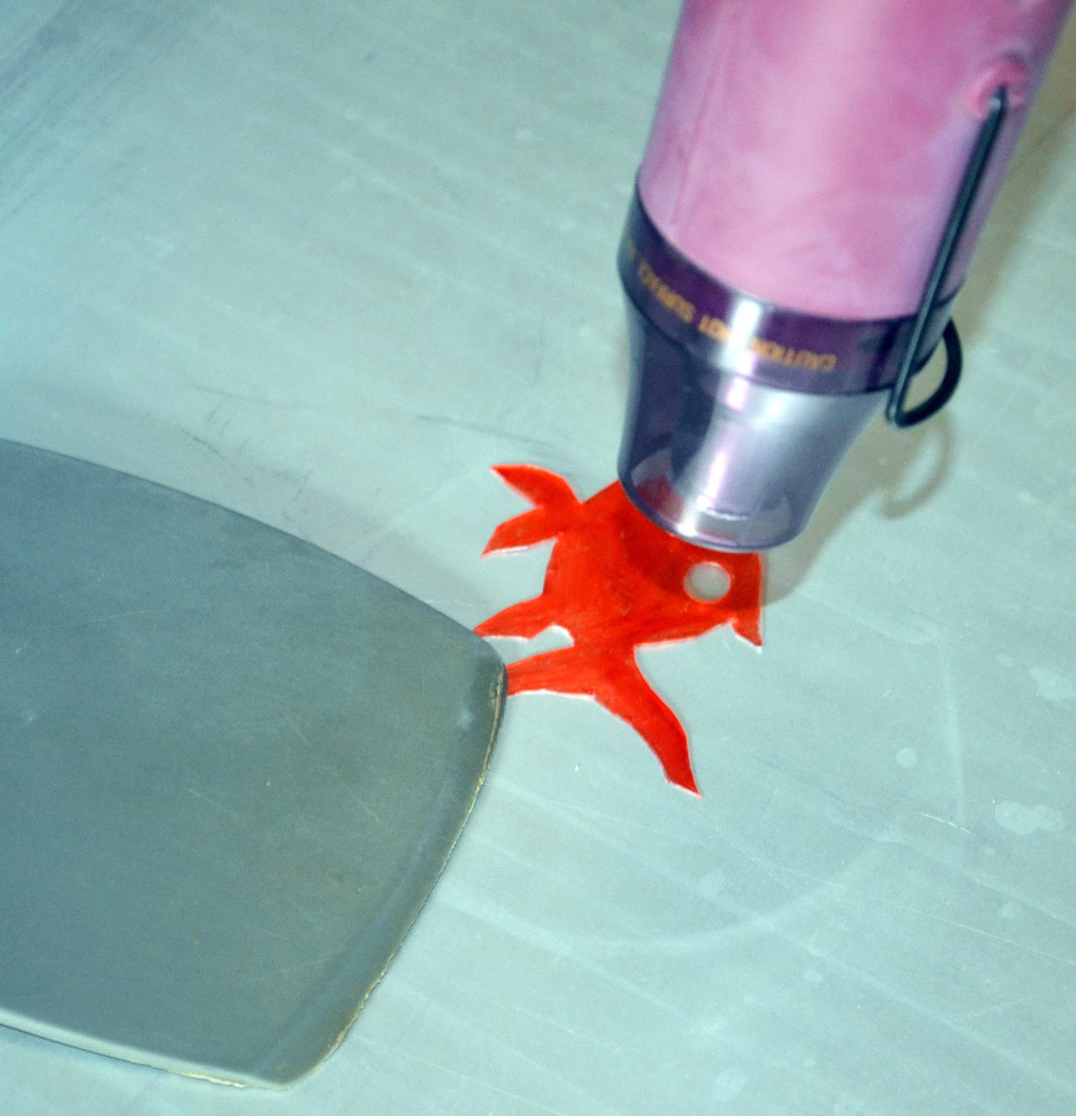 Shrinky dinks made with an embossing tool Rachel Teodoro