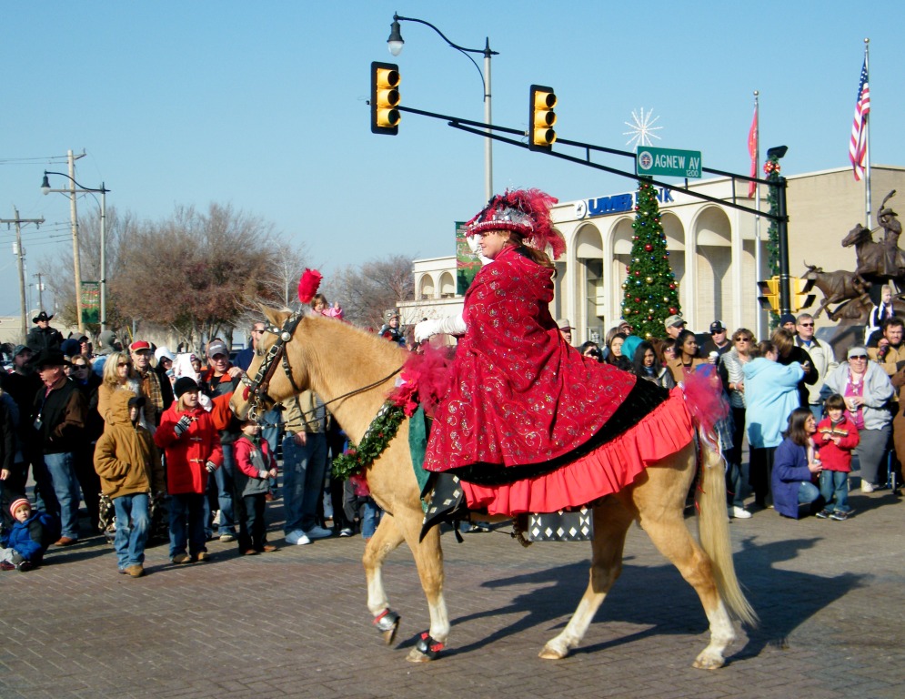 Christmas Parade in Cowtown