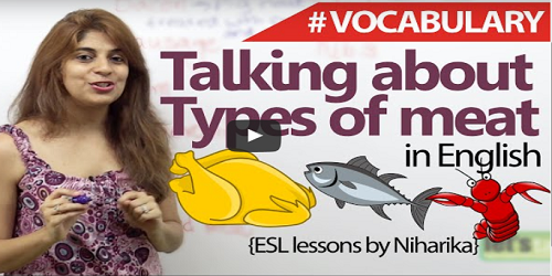 Vocabulary:Different types of meat Vocabulary:Different types of meat - Online Classes For English Learning