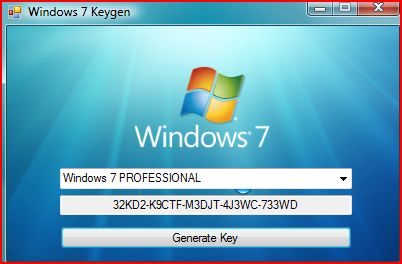 Windows vista keygen