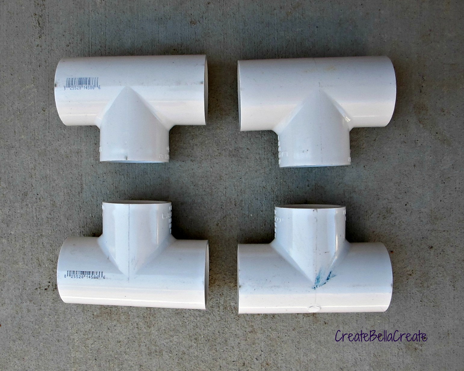 createbellacreate DIY Tutorial Free Standing Ballet Barre {How to Make}