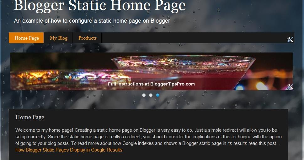 Add a Slider to Blogger Blogger Tips Pro