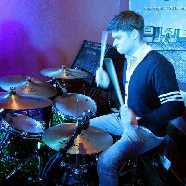 Me shredding drums at Jam4Dan
