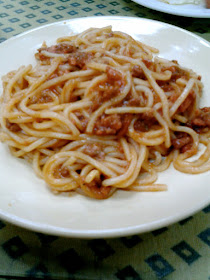 Spaghetti Bolognaise Taiwan Breakfast 