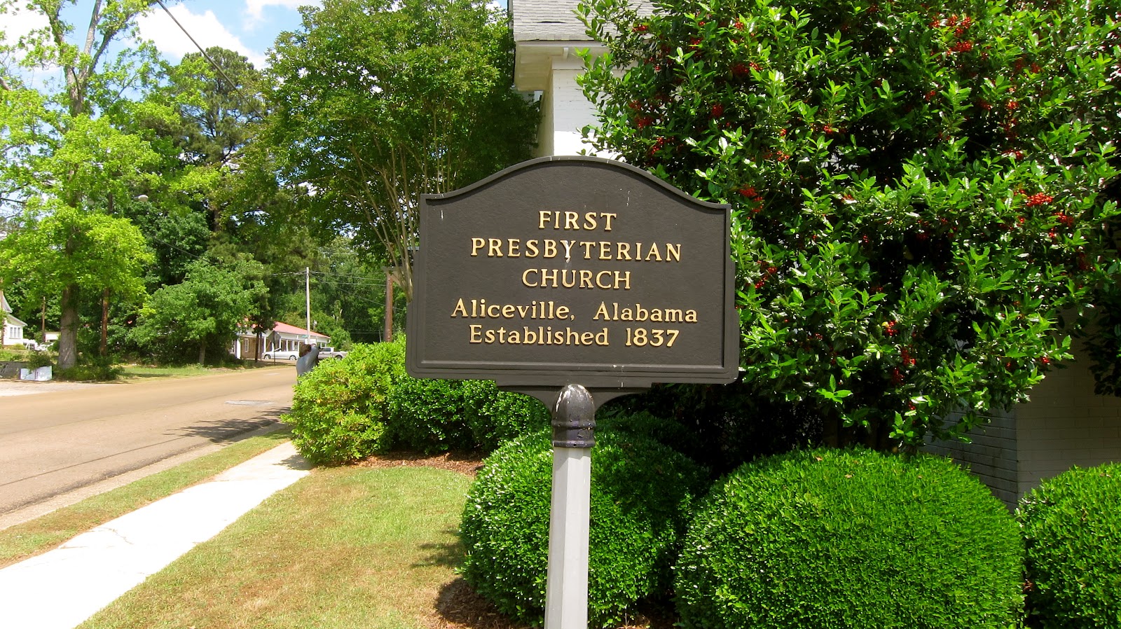 Weekend Worship at First Presbyterian, Aliceville, Alabama