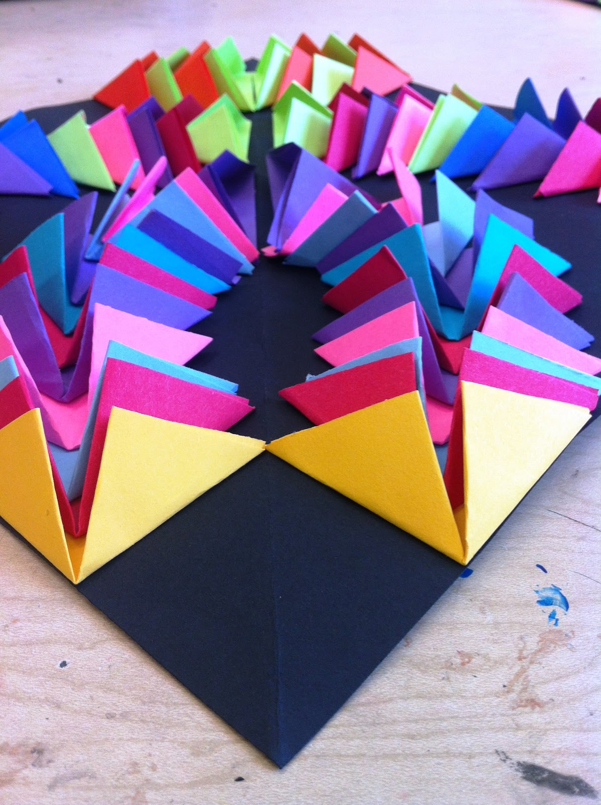 Tiny Hands Art Symmetrical Paper Fold