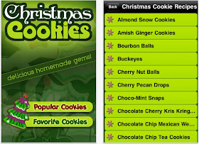 Christmas Cookie Recipes app screenshot