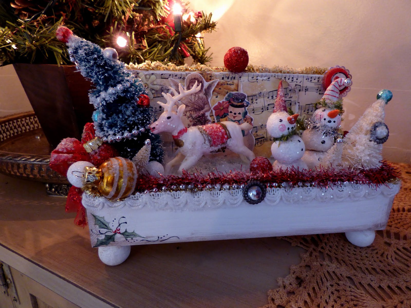 Snowman Sparkle Box