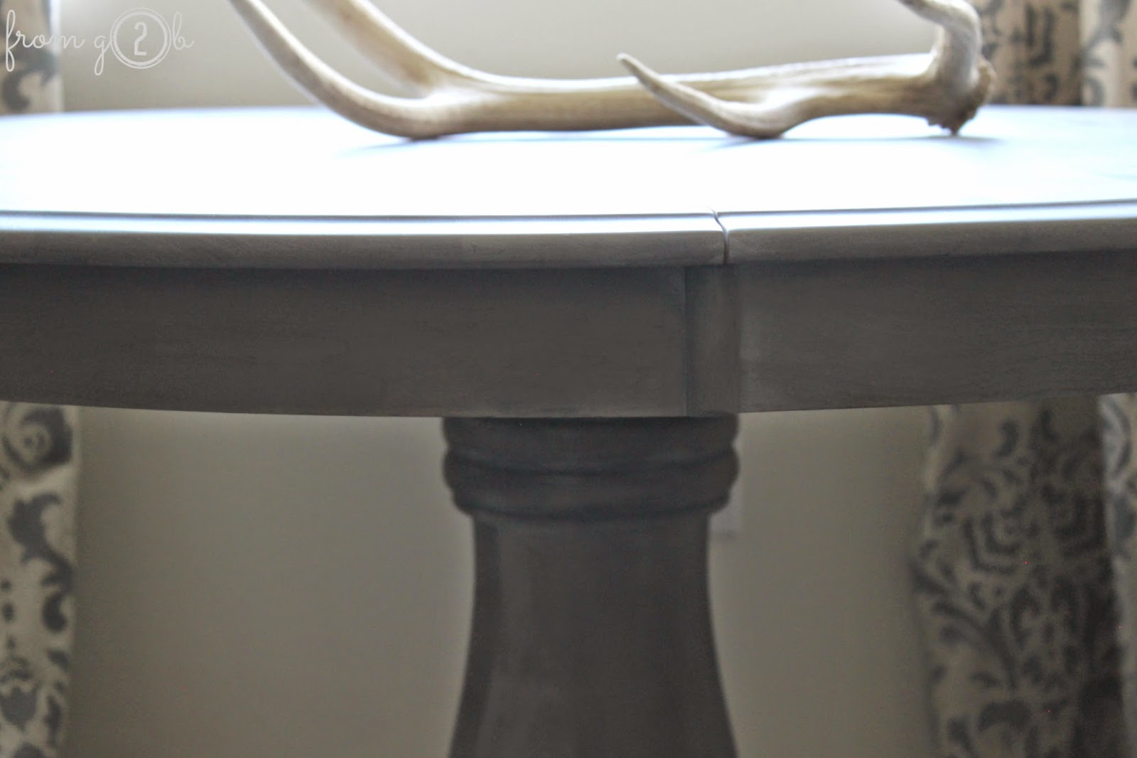 from Gardners 2 Bergers DIY Restoration Hardware Weathered Gray Finish