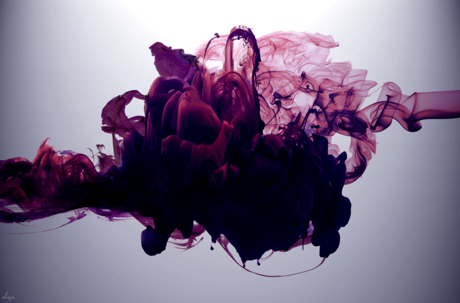 smoke Ink Abstract Paint In Water Wallpapers HD Desktop and