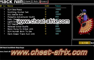 Cheat Ninja Saga Ghost Mode 2013