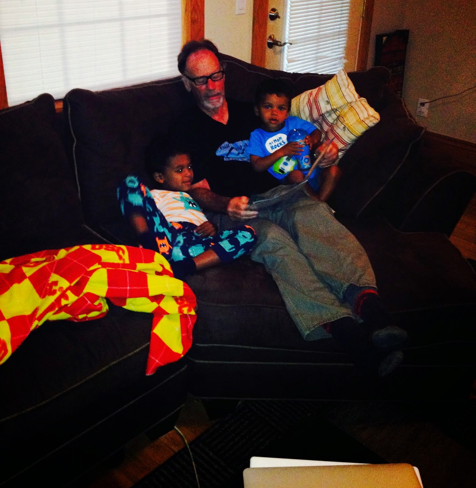 Reading with Grandpa