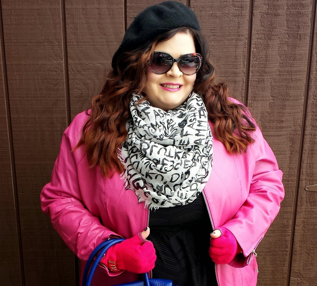 Plus Size OOTD: Featuring Jessica London Leather Jacket