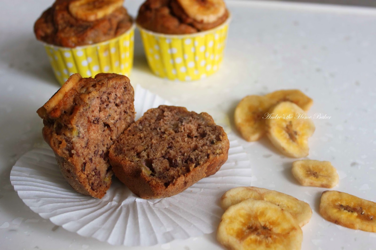 Andre's the Home Baker ♥ Sugar Free Banana Bread Muffin ♥